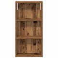 vidaXL Kúpeľňová nástenná skriňa Staré drevo 30 x 10 x 60,5 cm