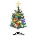 vidaXL Mini umelý osvetlený vianočný stromček s 20 LED zelený 45 cm