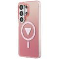 Puzdro Guess IML Gradient Triangle MagSafe pre Samsung Galaxy S26 Ultra ružová