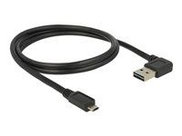 Kábel EASY-USB 2.0 Type-A samec zahnutý ľavý