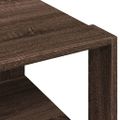 vidaXL Konferenčný stolík hnedý dub 51,5x51,5x30 cm kompozitné drevo