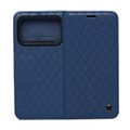 Puzdro Smart Caro pre Honor 600 / Honor 600 Pro námornícka modrá