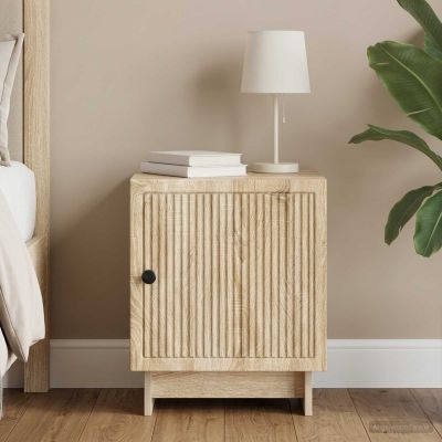 vidaXL Nočný stolík Dub sonoma 43 x 34,5 x 50 cm Kompozitné drevo