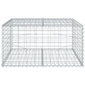 vidaXL Gabiónový kôš s krytom 100x100x50 cm pozinkované železo