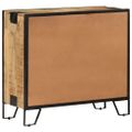 vidaXL Komoda 80x31x71 cm surový mangovníkový masív