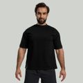Tričko Oversized Heavy Black - STRIX, veľkosť S, veľkosť oblečenia S