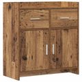 vidaXL Servírovacia skriňa Staré drevo 75 x 36 x 80 cm