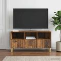 vidaXL TV skrinka 102 x 34,5 x 50 cm Staré drevo Kompozitné drevo