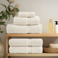 vidaXL Prémiové uteráky pre hostí SOLUND 10 ks krémové 30x50 cm 600 g/m²