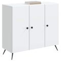 vidaXL Servírovacia skriňa Biela 89 x 34,5 x 80 cm Kompozitné drevo