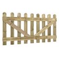 vidaXL Latkové plotové brány 2 ks 80x300 cm impregnované drevo