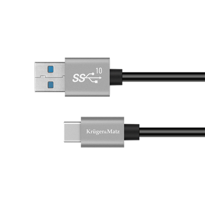 Kábel KRUGER & MATZ KM1262 USB-C - USB-A 0,5m