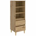 vidaXL Highboard Dub artisan 40 x 36 x 110 cm Kompozitné drevo
