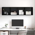 vidaXL Zostava TV skriniek 37 x 37 x 142,5 cm Čierny dub