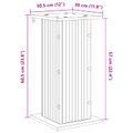vidaXL Stojan na rastliny 2 ks Dub artisan 30,5 x 30 x 60,5 cm