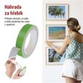 Pena obojstranná páska EMOS F6090 20 mm / 3 m, zelená