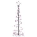vidaXL LED vianočný stromček s ozdobami 120 LED teplá biela 180 cm
