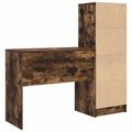 vidaXL Stôl Dymová dub 135,5 x 40 x 127 cm 2 ks