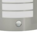 vidaXL Exteriérové nástenné svietidlo Strieborná 23,5 x 9 x 26 cm