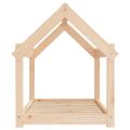 vidaXL Posteľ pre psa 81x60x70 cm borovicový masív