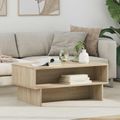 vidaXL Konferenčný stolík Sonoma dub 80 x 46 x 35 cm Kompozitné drevo