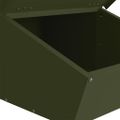 vidaXL Feeder pre prasatá Olivová zelená 55 x 38 x 76 cm 20 kg
