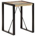 vidaXL Jedálenský stôl 60x60x75 cm, recyklovaný masív
