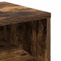 vidaXL Nočný stolík dymový dub 40x30x30 cm spracované drevo
