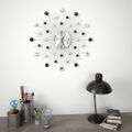 vidaXL Nástenné hodiny s pohonom Quartz moderný dizajn 50 cm