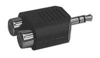 Redukcia Jack 3,5 stereo / 2xCINCH zásuvka