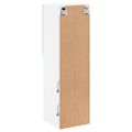 vidaXL TV skrinky s LED svetlami 2 ks biele 30,5x30x102 cm