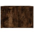 vidaXL Nočný stolík dymový dub 57x55x36 cm spracované drevo