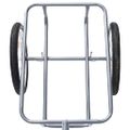 vidaXL Príves na bicykel s 50 l skladacou prepravkou, čierny 60 kg