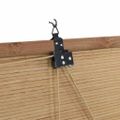 vidaXL Roleta Hnedá 90 x 220 cm Bambus