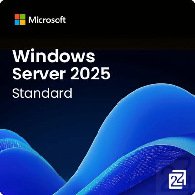 Win Zvr Std 2025 64Bit ENG 1pk OEM DVD 24 Core