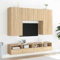vidaXL TV nástenné skrinky 2ks dub sonoma 100x30x30cm kompozitné drevo