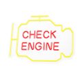Neon PLEXI LED CHECK ENGINE yellow red NNE21 Neolia