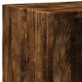 vidaXL Knižnica údený dub 60x24x76 cm spracované drevo