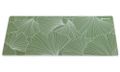 AROZZI ZONA Mousepad XL Whispering Leaves/ XL podložka na stůl/ 900x420x4 mm/ voděodolná Podložka pod myš, 900×420×4mm, mikrovlákno, protiskluzová guma, vodeodolná, zeleno-bílá