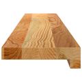 vidaXL Okenný parapet 2 ks svetlohnedá 100x15x2 cm dubový masív