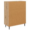 vidaXL Servírovacia skriňa Remeselný dub 69,5 x 34 x 90 cm