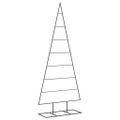 vidaXL Kovový vianočný dekoratívny stromček čierny 150 cm