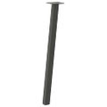 vidaXL Nohy ku konzolovému stolíku 4 ks, antracitové, 72 cm, oceľové