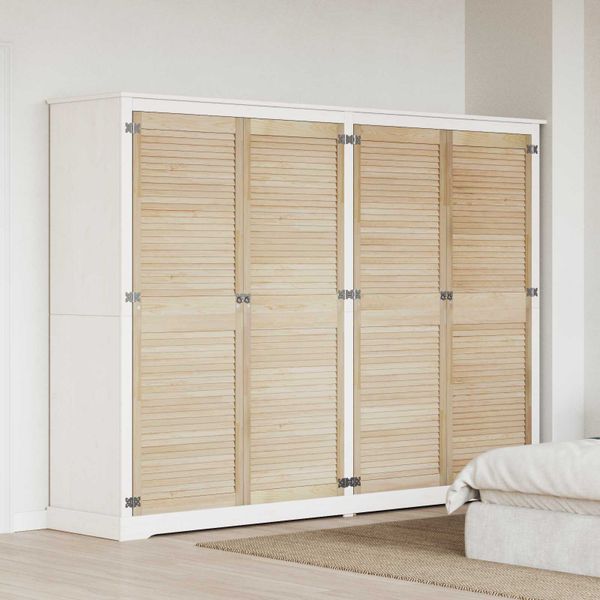 vidaXL Skříňové dvere s dverami 4 pcs Prírodná 170 x 2,1 x 59,5 cm