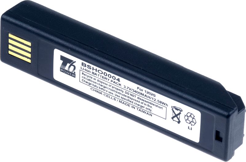 Batéria T6 Power pre Honeywell Voyager 1202, Xenon 1902, 1911i, 3820, 3400mAh, 12,5Wh, Li-ion