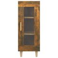 vidaXL Komoda dymový dub 34,5x34x90 cm spracované drevo