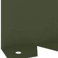 vidaXL Obrubník trávnika 20 ks 102 x 10 x 4 cm Oceľ Olivovo zelená