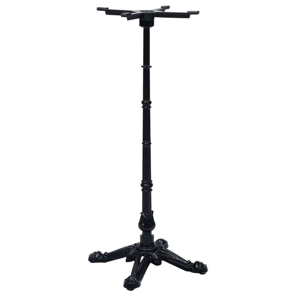 VidaXL Bistro Table Noha Čierna 52x52x108 cm Liatina