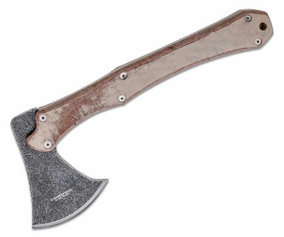 Condor CTK2836-4.25HC MOUNTAIN P.A.S.S. AXE sekera 830g, hnedá, Micarta, kožené puzdro