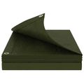 vidaXL Plachta s očkami Zelená 6 x 10 m 180 gsm PE